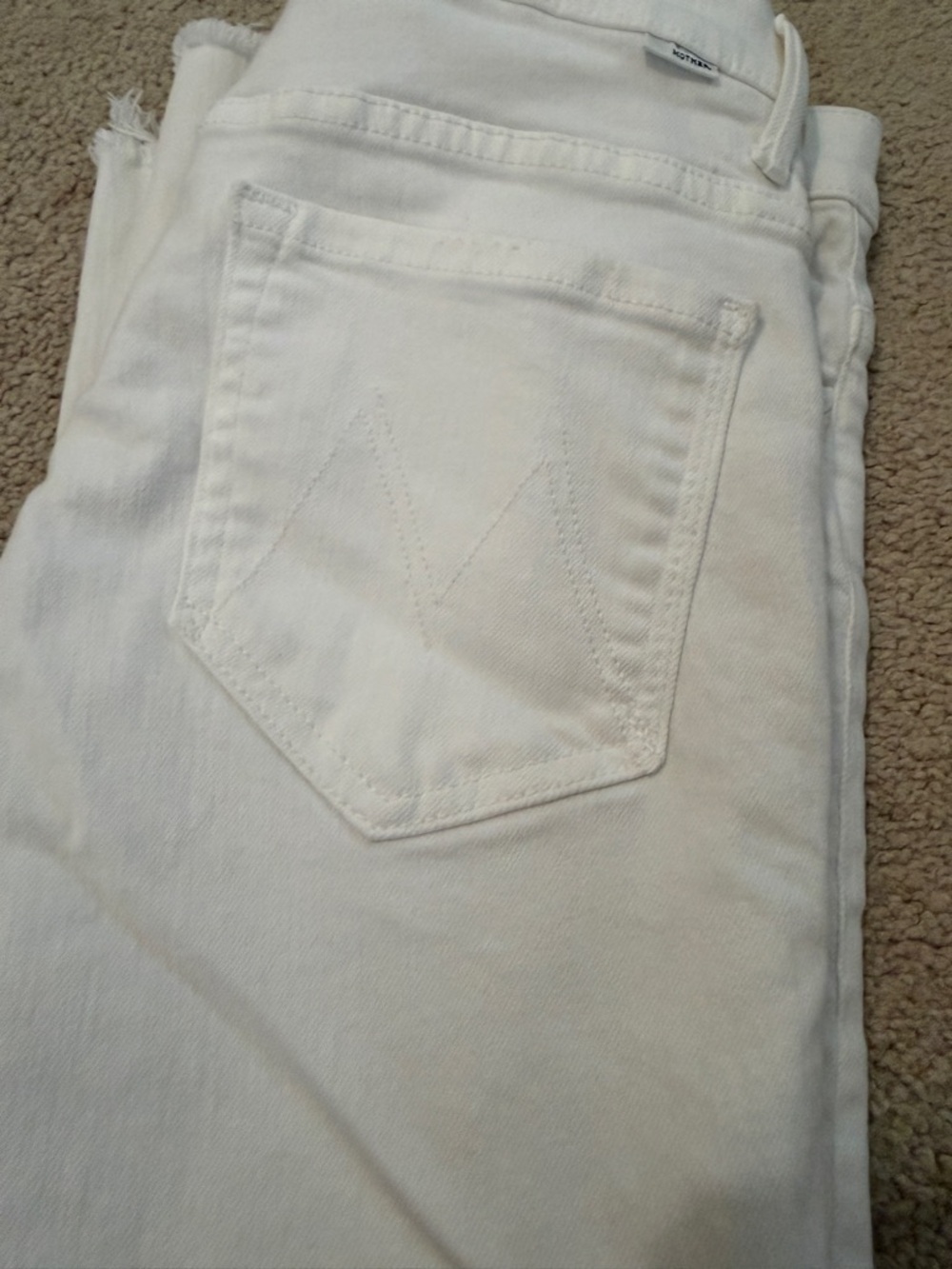 Mother Jeans The Insider Crop Step Fray
